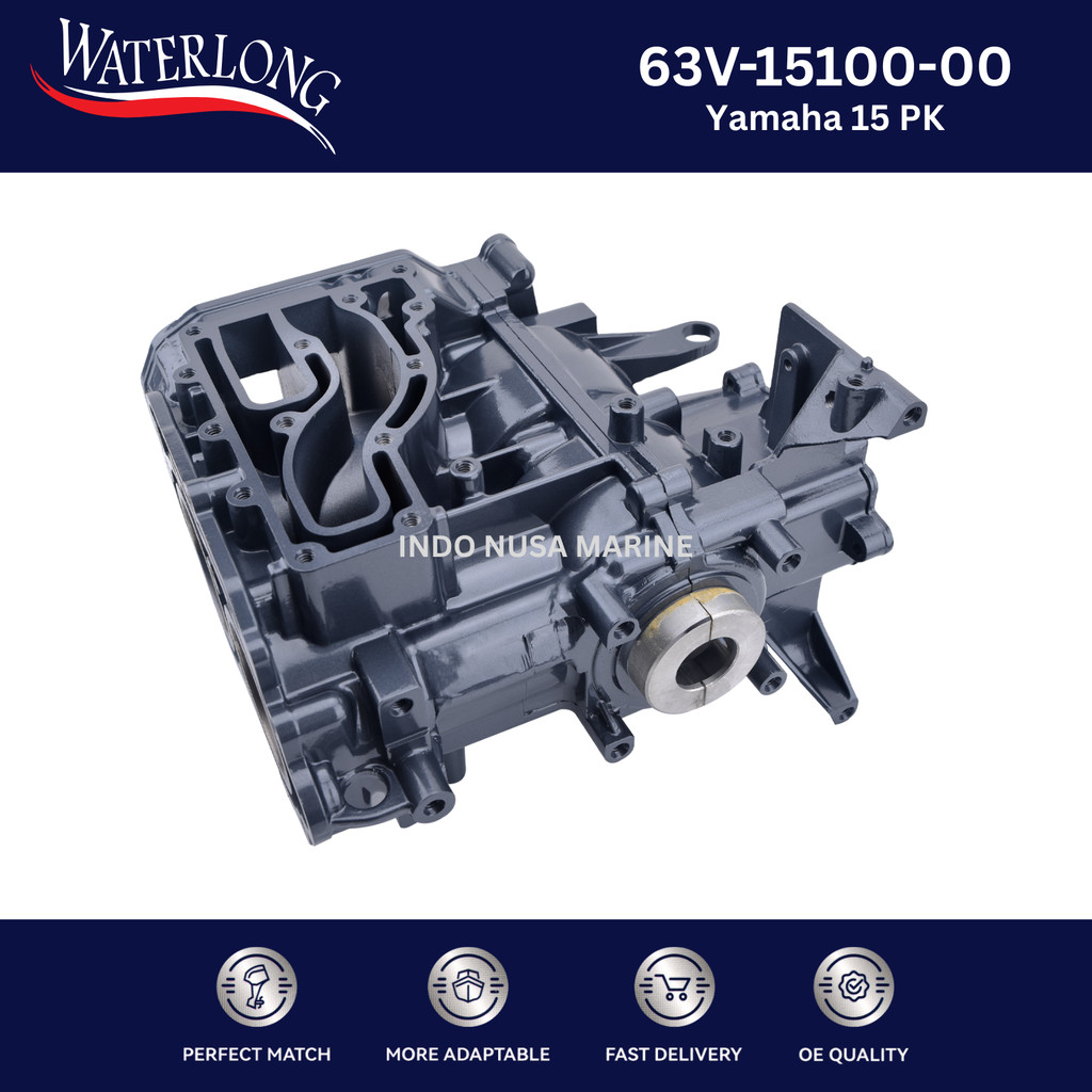 63V-15100-00 Crankcase Assy Blok For Yamaha 15PK SPAREPART OUTBOARD / SUKU CADANG MESIN TEMPEL WATER
