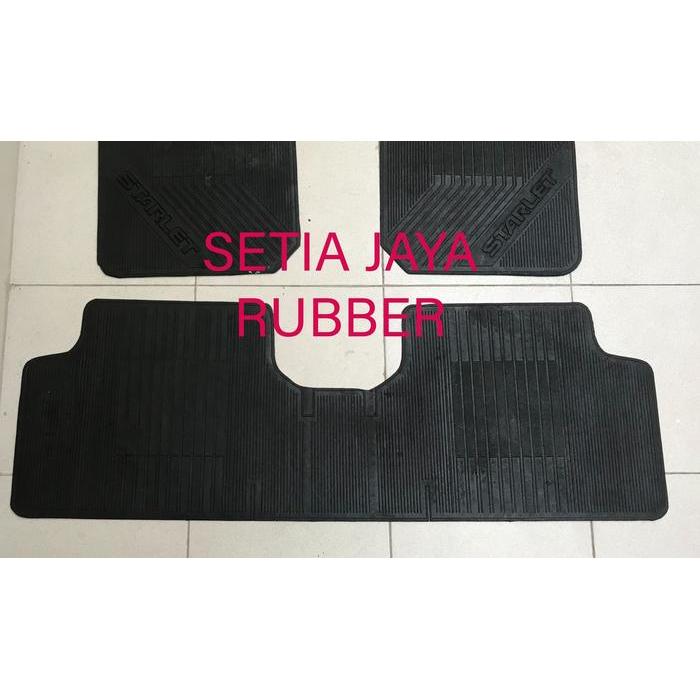 Karpet lantai karet Toyota Starlet kapsul / starlet kotak