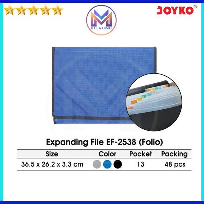 Map Plastik Joyko Expanding File Folio / Dompet Sekat Organizer Folder