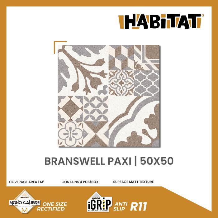 . Habitat Branswell Paxi 50x50 Keramik Lantai Kamar Mandi