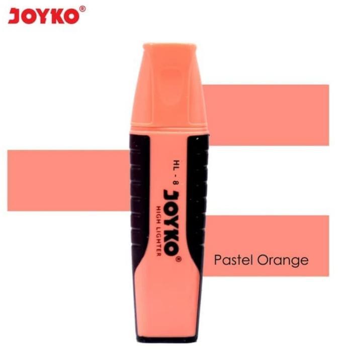 Highlighter JOYKO PASTEL Orange HL8/Penanda/Highliter Pastel Orange