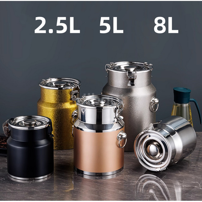 BARU 304 Stainless Steel Sealed Barrel Transport Tank Edible Oil Tank Peanut Oil Milk tea Wine Seale
