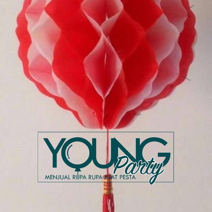 Lampion Kertas Merah Putih Besar