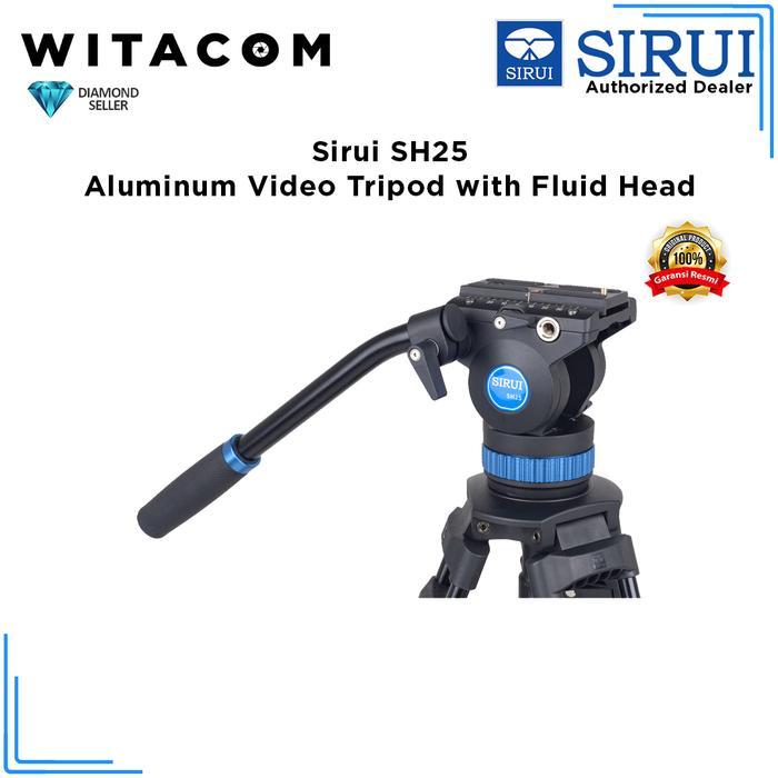 SIRUI SH25 / SH-25 / SH 25 ALUMINUM VIDEO TRIPOD