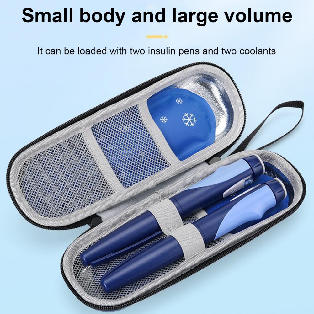 Insulin Cooler Travel Case Diabetic Medication Storage Bag Insulated Cool Organizer for Insulin Pen