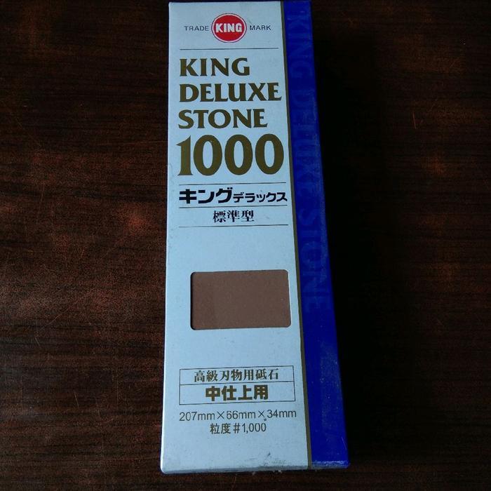 Batu Asah Asahan Batu Alat Pengasah King Deluxe Stone Grade 1000