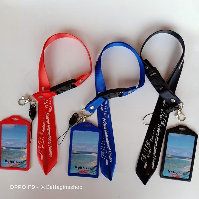 Lanyard Tali Gantungan Id Card-Holder Leasing Fif Paket Murah