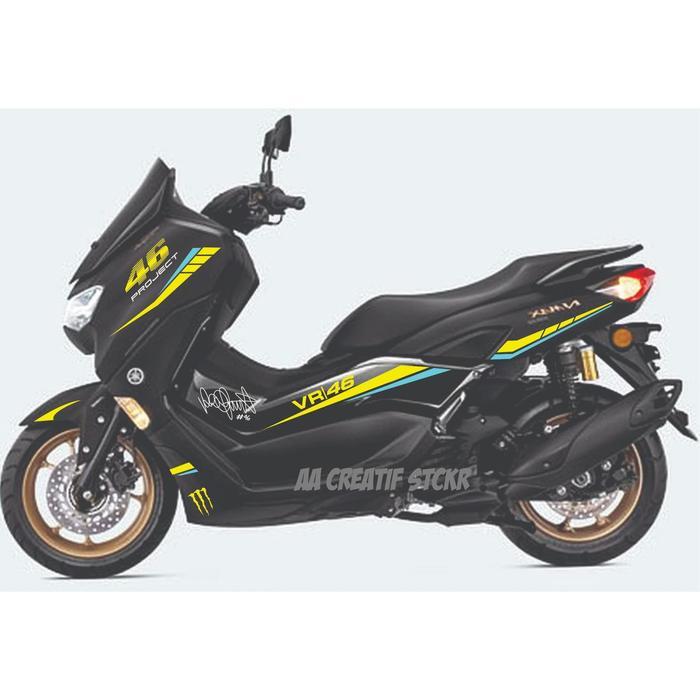 Cutting Sticker Strip Nmax 2020 Sun Mon Vr 46 02