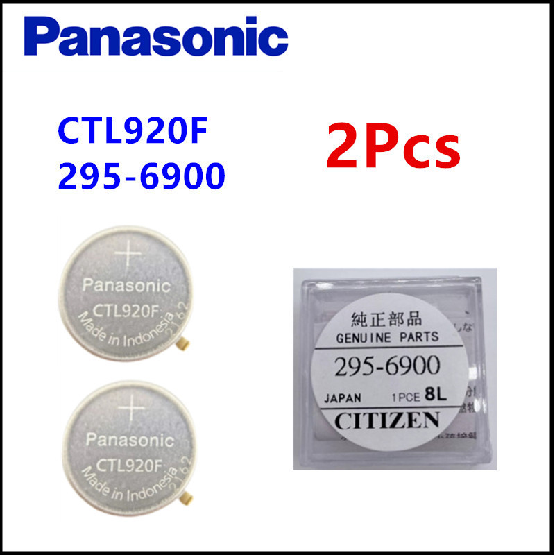 2Pcs Original Panasonic CTL920F 295-6900 CTL920 295 6900 Rechargeable Battery Capacitor for Eco