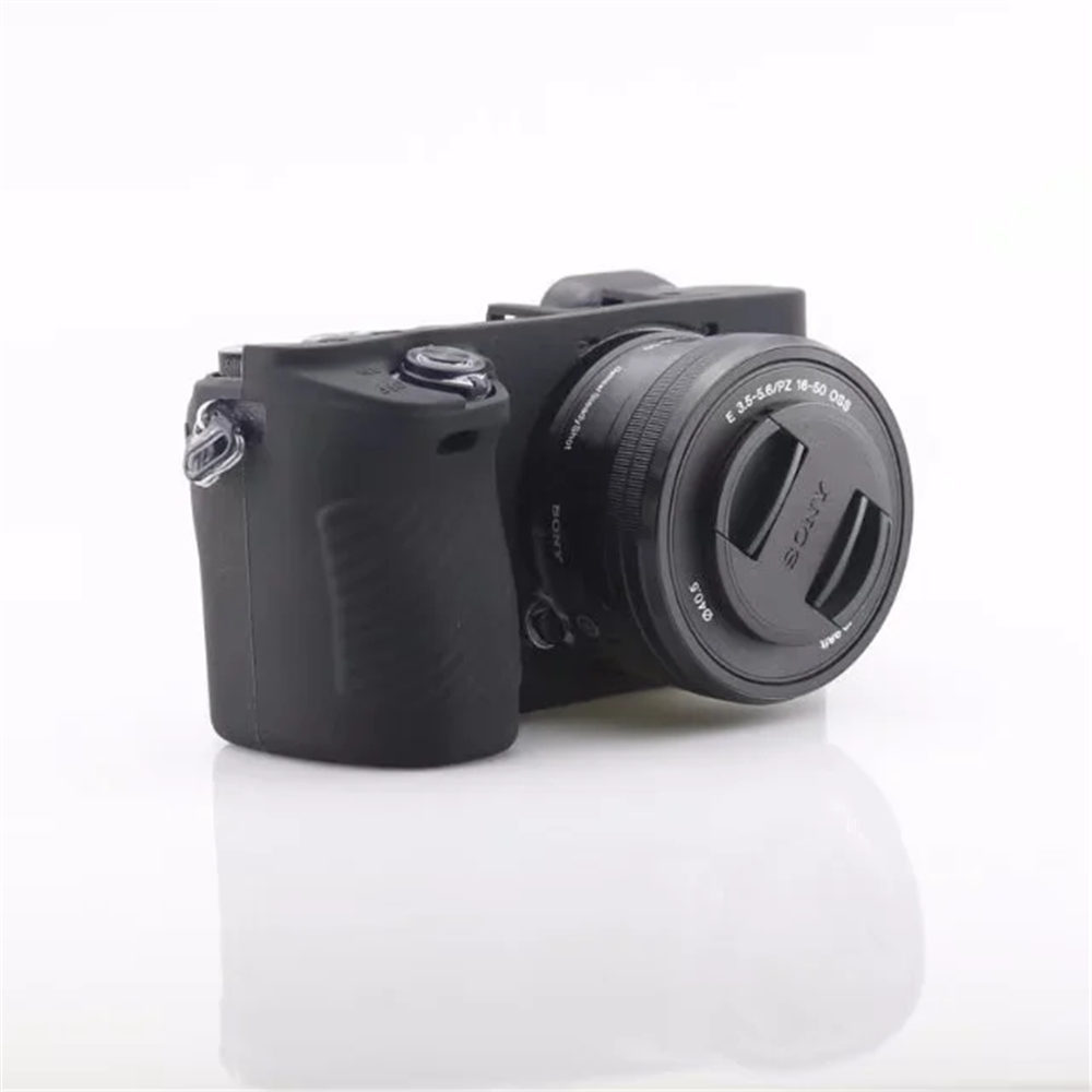Soft Rubber Silicone Camera Case for Sony A6400 A6300 A6100 Body Cover Skin