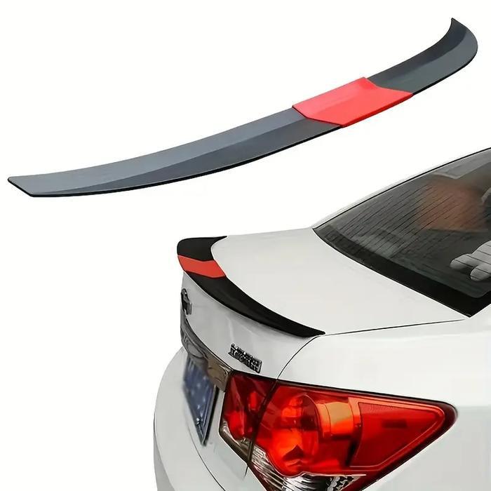 Ducktail Spoiler Sedan Universal - Glossy Black (Tanpa Bor) Mobil Sedan Vios, Altis, Civic, City,
