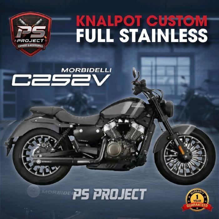 Knalpot Custom Morbidelli C252V Kanan Kiri