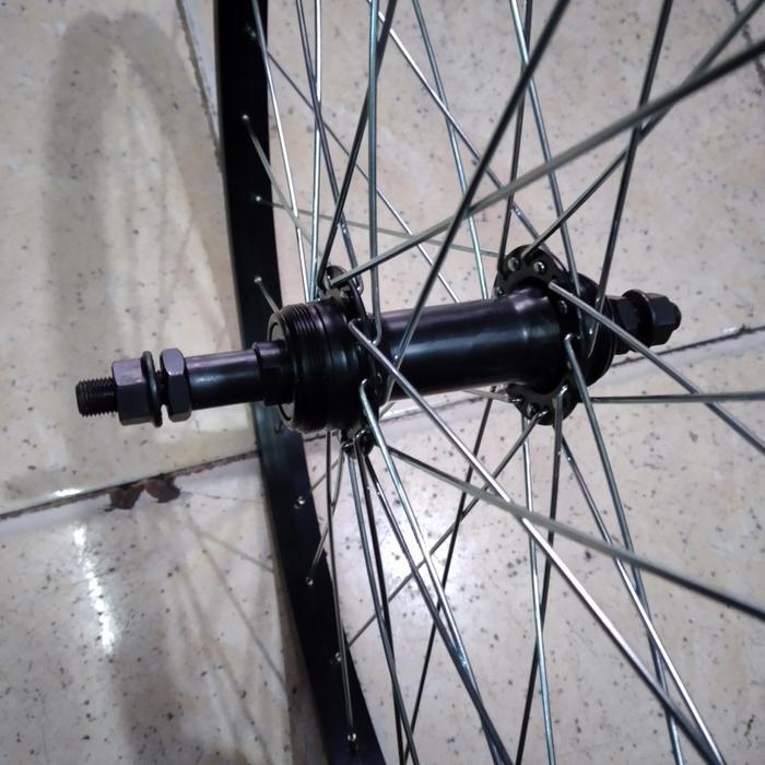 Wheelset Velg 24 Inch Alloy Sepeda Dewasa Mtb Dan Mini Sudah Setel New