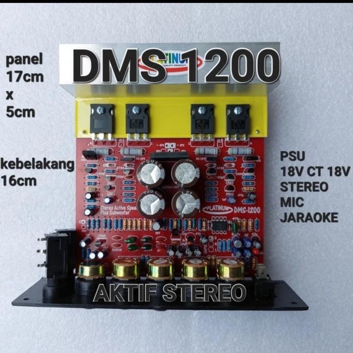 KIT PCB AKTIF AKTIVE AMPLIFIER ECHO MIC SUBWOOFER KARAOKE SUBW STEREO