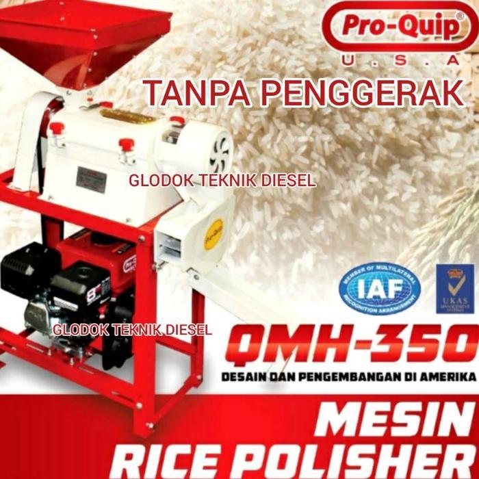 MESIN GILING PADI / RICE POLISHER / HULLER PADI TANPA PENGGERAK - + DINAMO 2 HP
