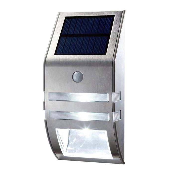 STAINLESS STEEL WATERPROOF PIR MOTION SENSOR LED SOLAR LIGHT