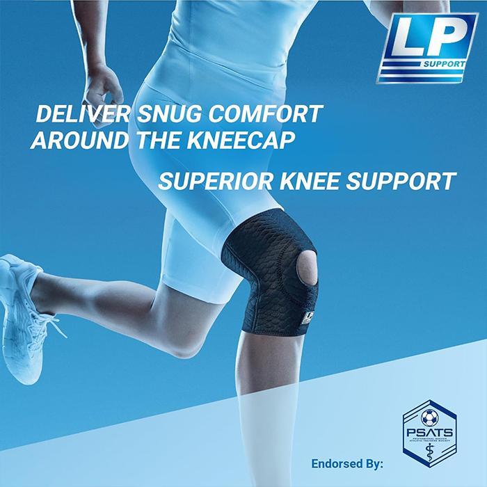 LP SUPPORT COOLPRENE X Knee Sleeve with Open Patella 708CA Black ORIGINAL