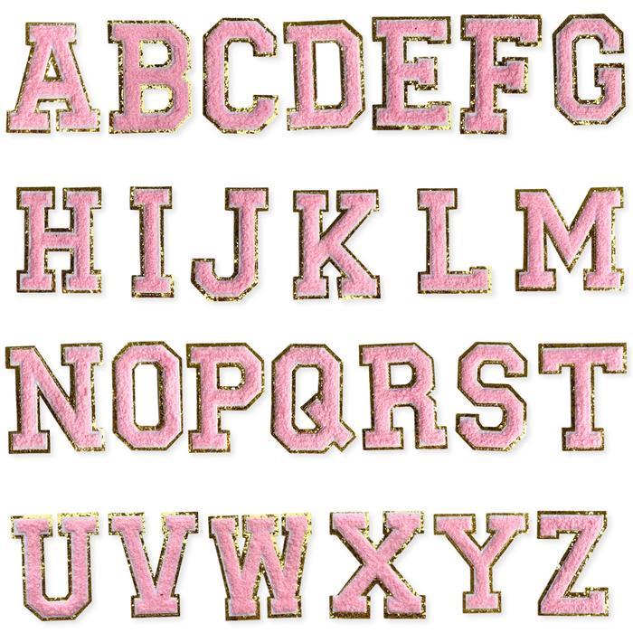 Scoop Patch Bordir Huruf Glitter 65090100