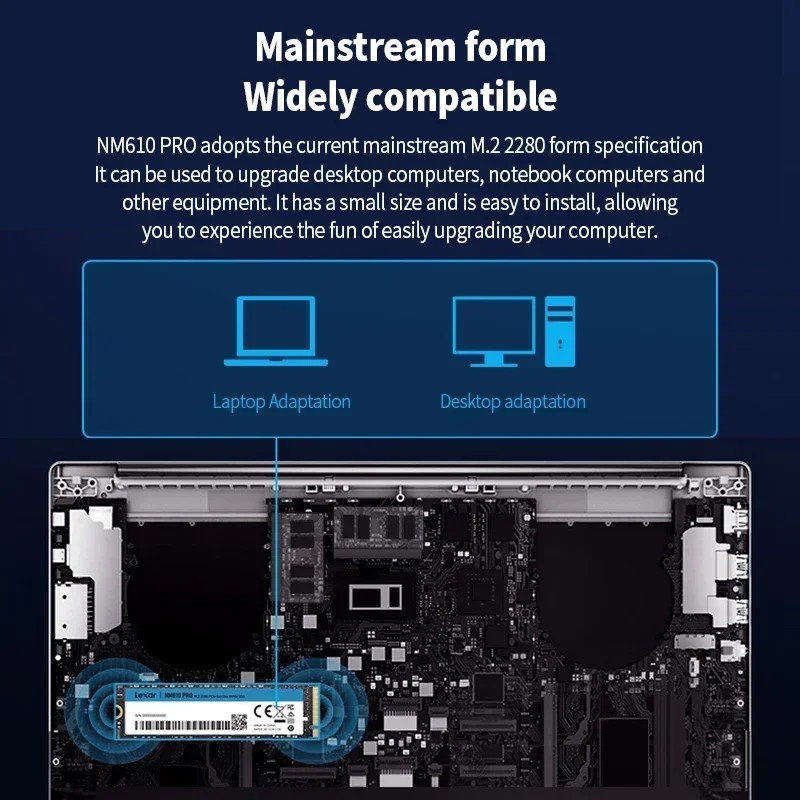 Lexar NM610 Pro Internal Solid State Drives ssd nvme m2 1tb 2tb 500GB M.2 2280 PCIe Gen 3.0x4 Hard