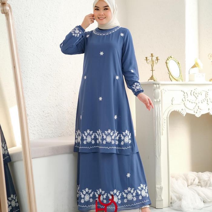 YHD Gamis Malaysia Bordir Melayu Tingkat 2/ Gamis Melayu Mewah