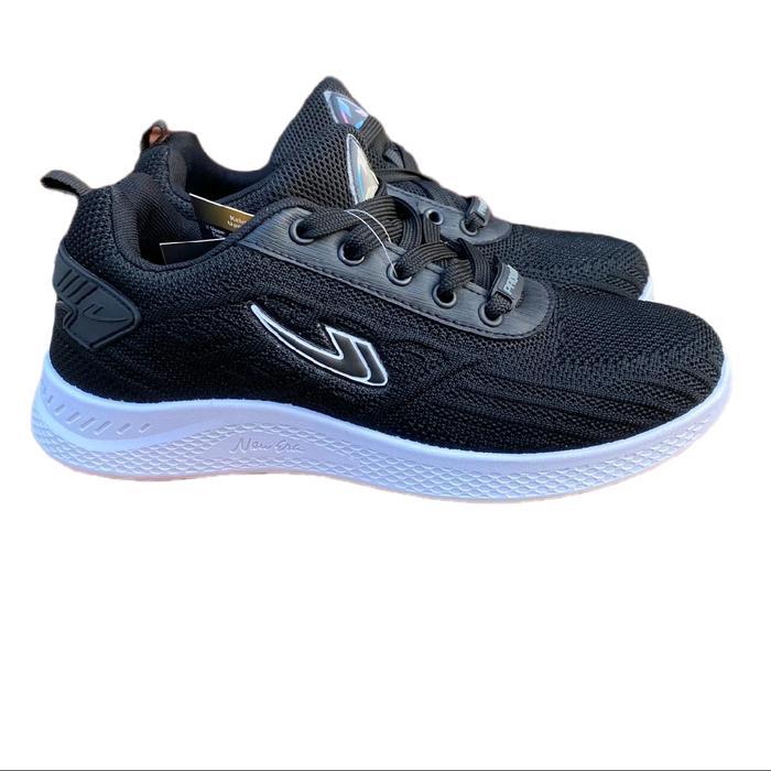sepatu sekolah smp SMA SD sepatu sekolah new era model tali hitam putih hitam polos sepatu sneakers