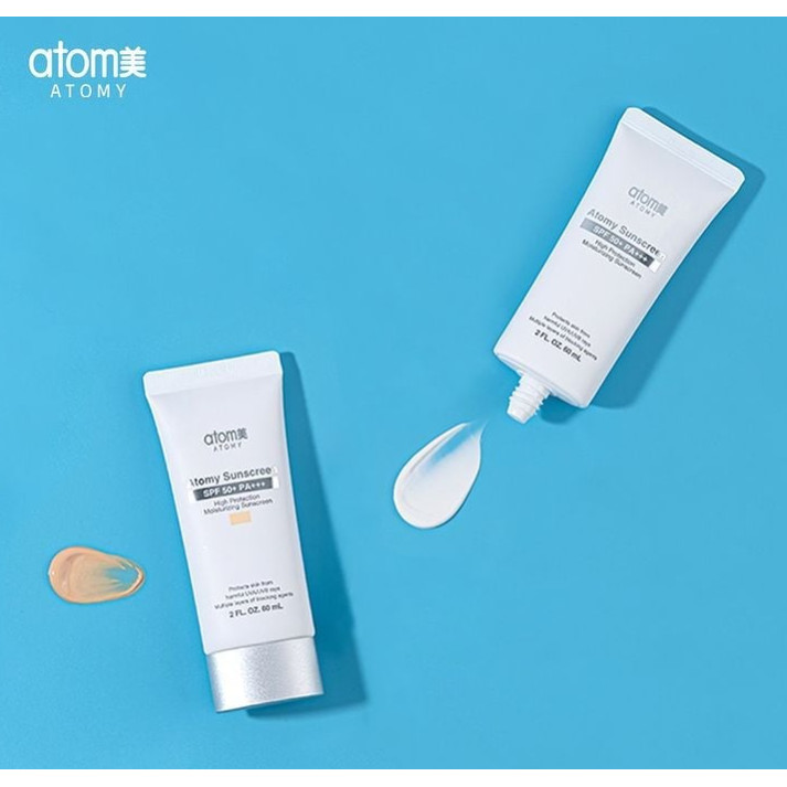 ATOMY SUNSCREEN BEIGE 60 ml SPF50+ PA+++ | menutupi berbagai jenis noda kulit, termasuk flek dan bek