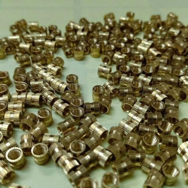 "New" BRAS KNUR TANAM M2 M3 INSERT NUT MUR TANAM 3D PRINT -M2x3x3.5