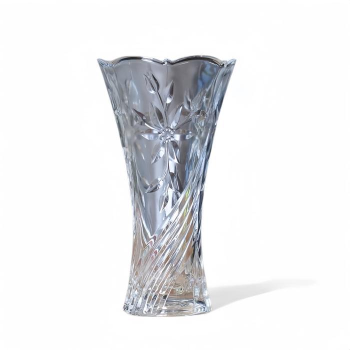 FORMIA CRYSTAL FLOWER VASE I VAS BUNGA KRISTAL I FORMIA CLEAR VASE BUNGA KUALITAS TERBAIK TINGGI
