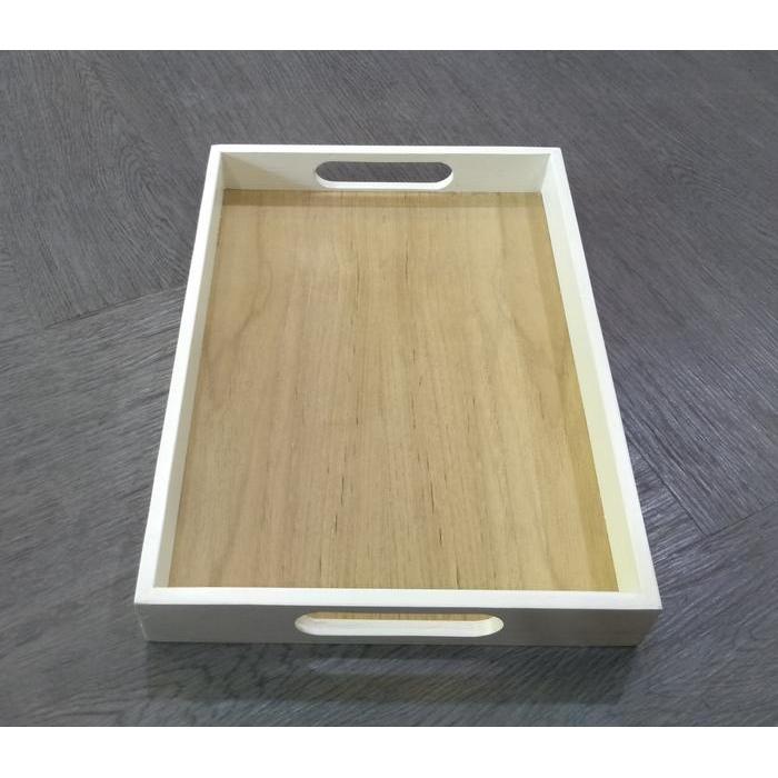 BAKI KAYU PUTIH / NAMPAN TRAY KAYU JATI HOTEL