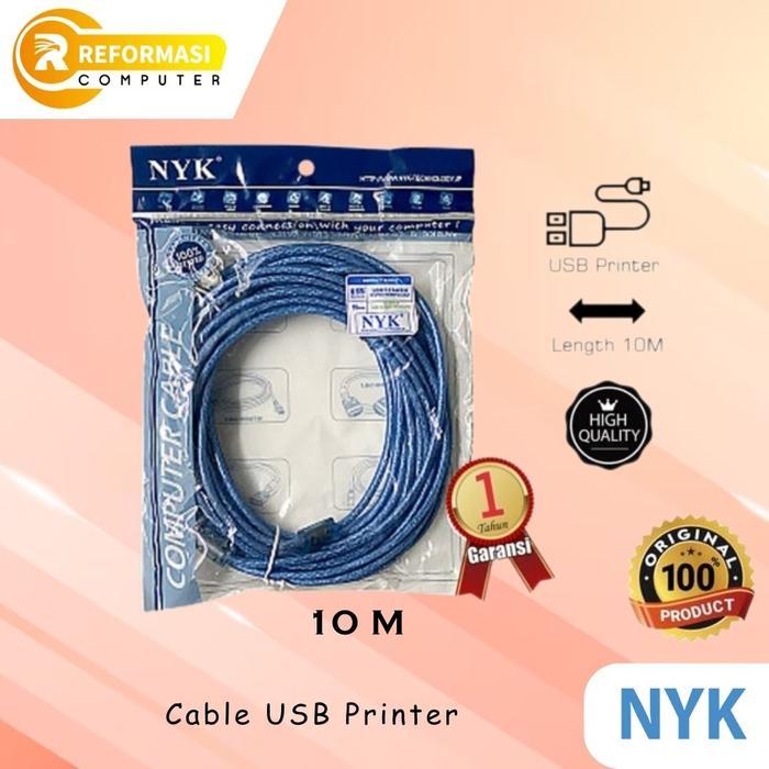 Kabel Usb Printer 10 M (Kabel Data Usb Printer 10 Meter)