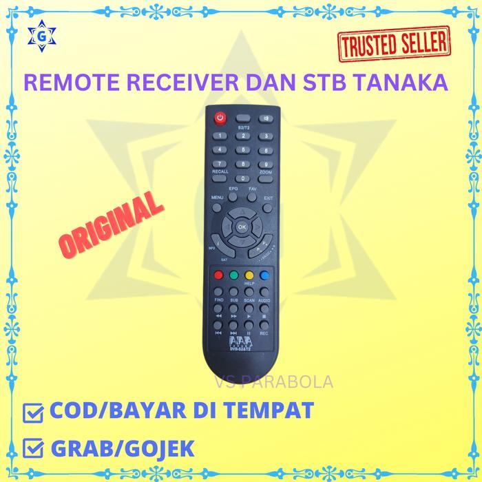 Remote Tanaka Stb Tv Digital Dvbt2 Dan Receiver Transvision Nusantara