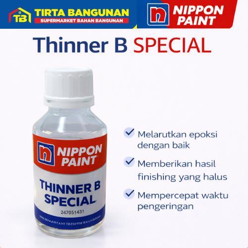 Nippon Paint 9000 Thinner B Tiner Pengecer Cat Besi dan Kayu 0.5 Liter