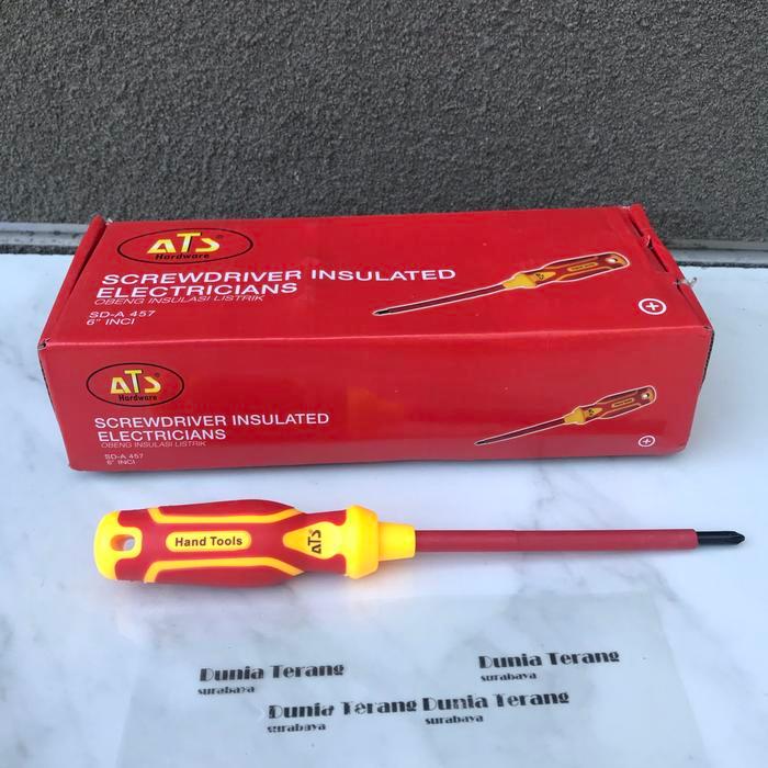 Obeng Elektrik ATS 6in (+) Obeng Listrik 6 Plus Electric Screwdriver