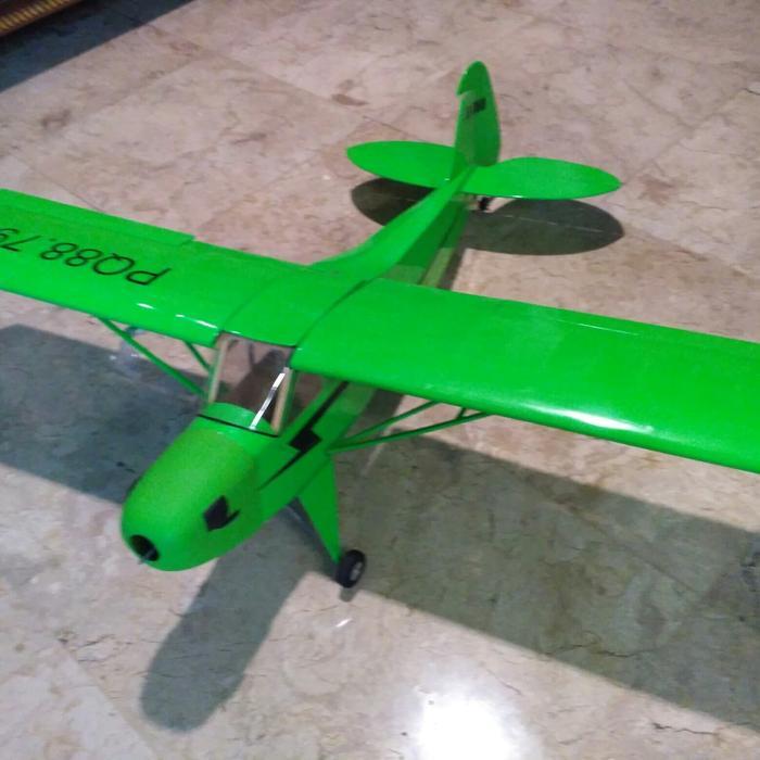 KIT RC PLANE / KIT PESAWAT RADIO CONTROL PIPER J3 CUB HOMEMADE
