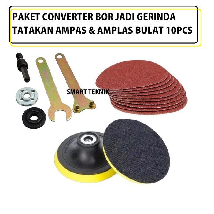 SMART TEKNIK PAKET AMPLAS BOR GERINDA CONVERTER BOR JADI GERINDA AMPLAS LENGKAP