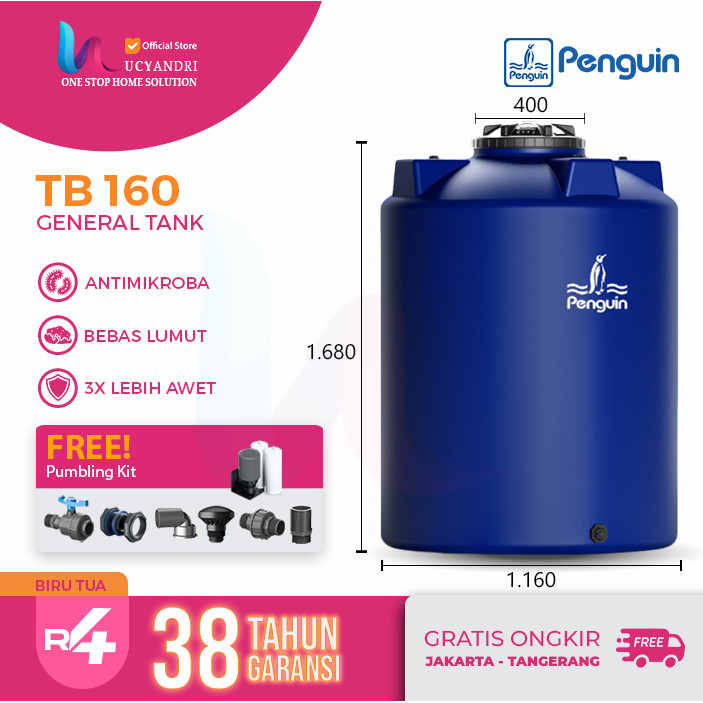 Tangki Air, Toren Air, Tandon Air Penguin TB 160