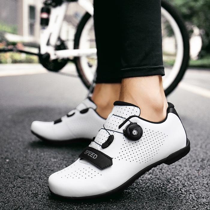SEPATU SEPEDA NON CLEAT SEPEDA ROADBIKE MTB SPORT PUTIH