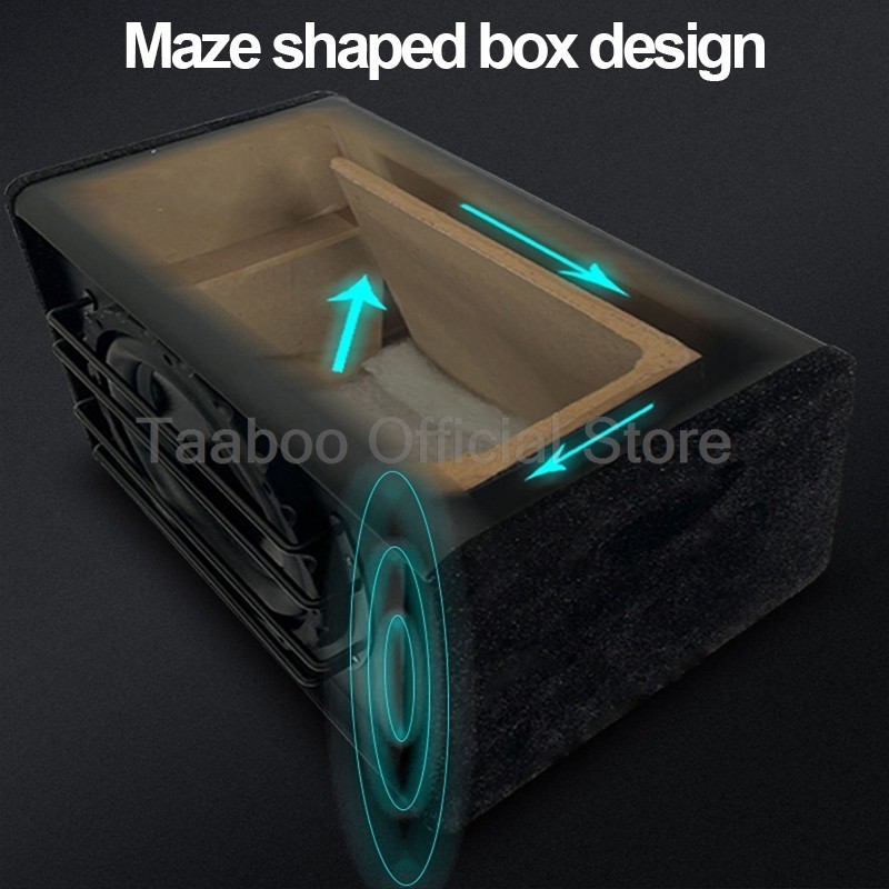 10inch Active Speaker For Car 12V Subwoofer 800W Sound Box Super Bass 4ohm Loudspeaker 89dB Audio