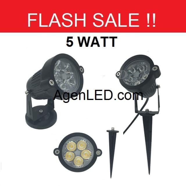 Philips - Lampu Led Sorot 5W Taman Tancap 5 W Watt Mata Spot Lukisan Dekorasi