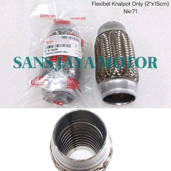 Flexible Exhaust Only 2"x15cm Fleksibel Knalpot Kenalpot Isuzu NKR71 NKR 71 Original