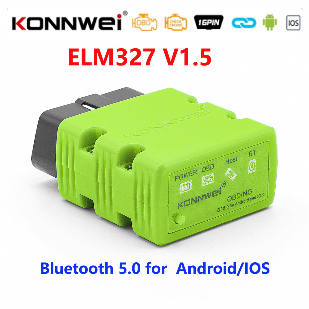 KONNWEI ELM327 V1.5 Auto Scanner Bluetooth 5.0 KW902 OBD2 Car Diagnostic Tool ELM 327 V 1 5 OBD 2
