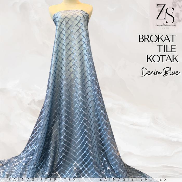 Terlaris Kain Brukat Tulle Kotak / Tile Kotak / Brukat Jaring / Tille Jaring / Tulle Jaring / Tile