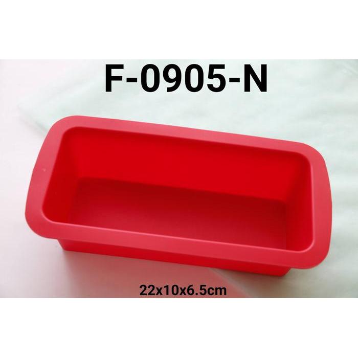 F-0905-N Cetakan silikon puding loyang silikon roti tawar loaf pan