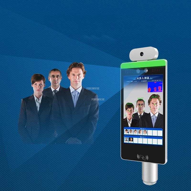 Face Recognition Device Thermal Imaging Thermometer Modern Face Recognition Access Control Infrared
