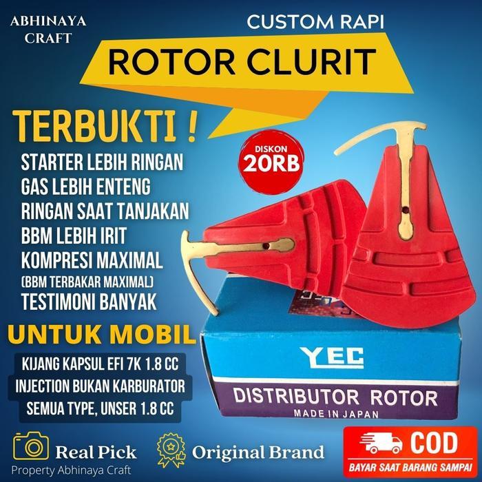 Rotor Delco Custom Kijang Kapsul Efi 1.8 Krista Lgx Lx Sx Sxx Lsx Sgx Unser Injection