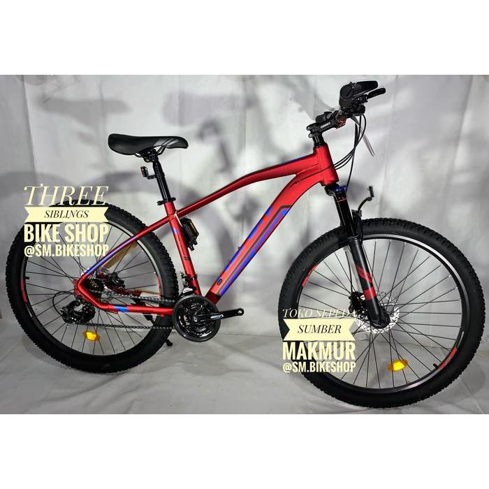 Terbaru Sepeda Gunung Mtb Element Alton Challenger 27.5 Inch 24 Speed Red