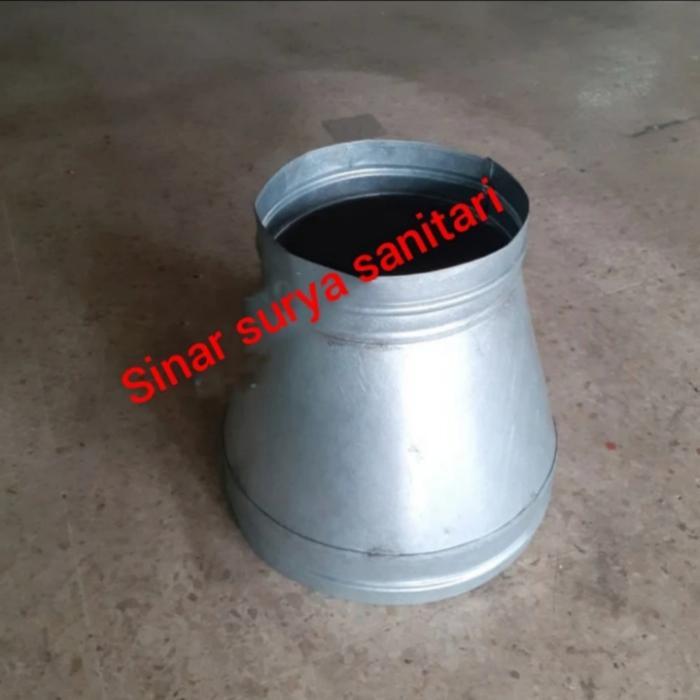 Sok sambung flexible ducting 6" x 3" konektor pipa exhaust ac ducting