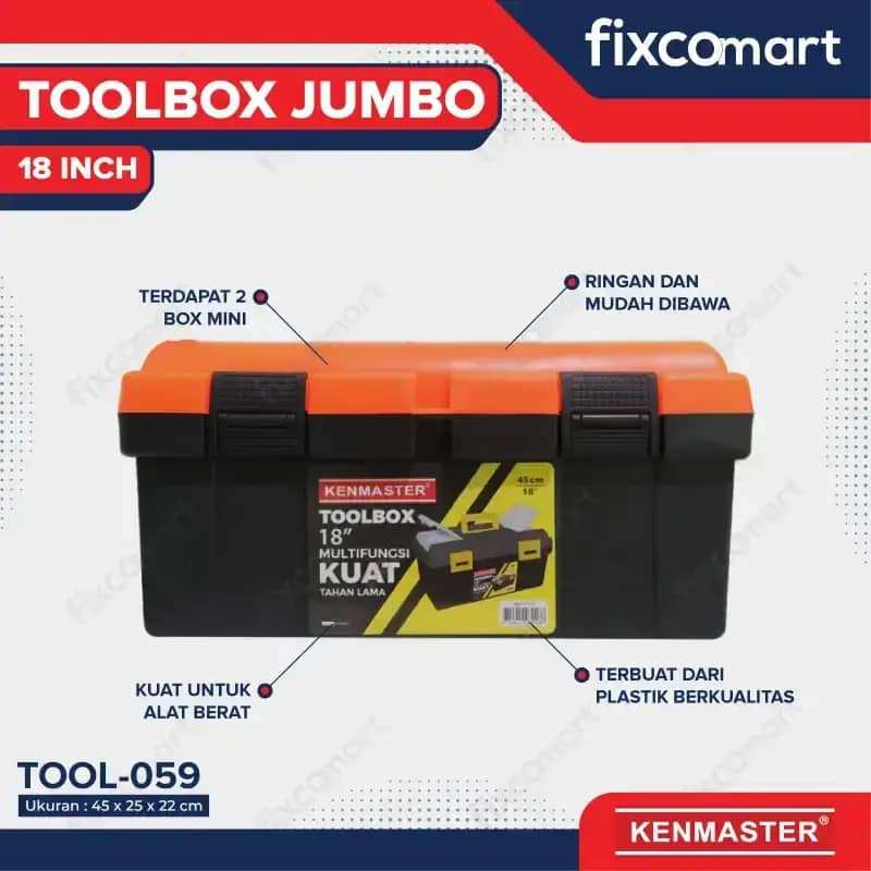 Kenmaster Tool Box Besar 18 Inch