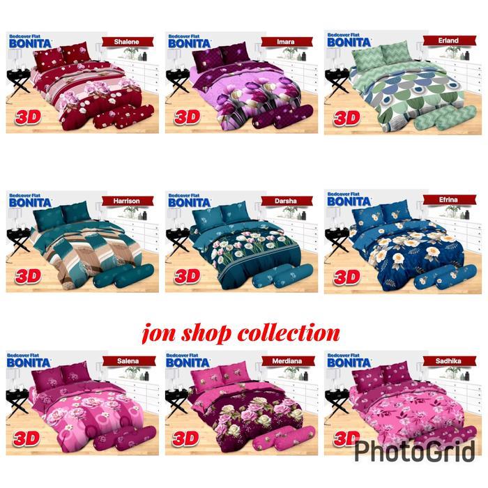 Bedcover Set Bonita Ukuran 160X200 Motif List 2