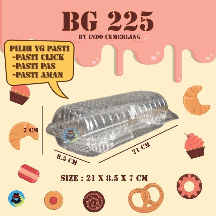 Tray Box Mika Kue Bolu Gulung Kukus Tart BG 225 Bolu 22 cm
